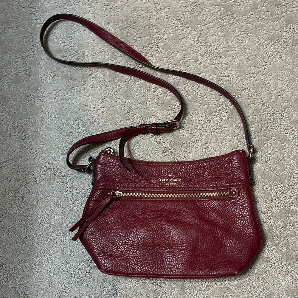 Kate Spade Red Crossbody Bag with Sophisticated Design